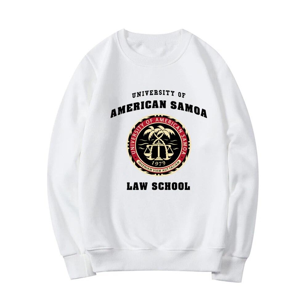 Mikina University of American Samoa Law School Mikina Unisex svetry Grafické Mikiny Dámské Streetwear Mikiny Topy Unisex