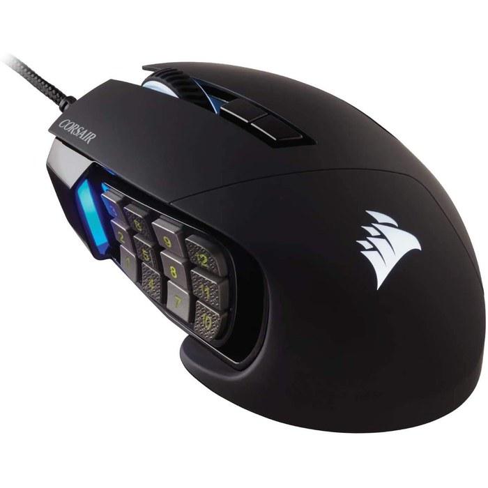 Corsair SCIMITAR RGB ELITE USB Gaming-Maus - CH-9304211-AP - Schwarz/Weiß