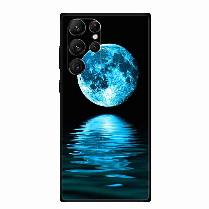 For Samsung S22 / S23 Ultra Case S23Ultra Black Silicone Soft Phone Case For Samsung Galaxy S22 Ultra Back Cover Case S 23 Ultra