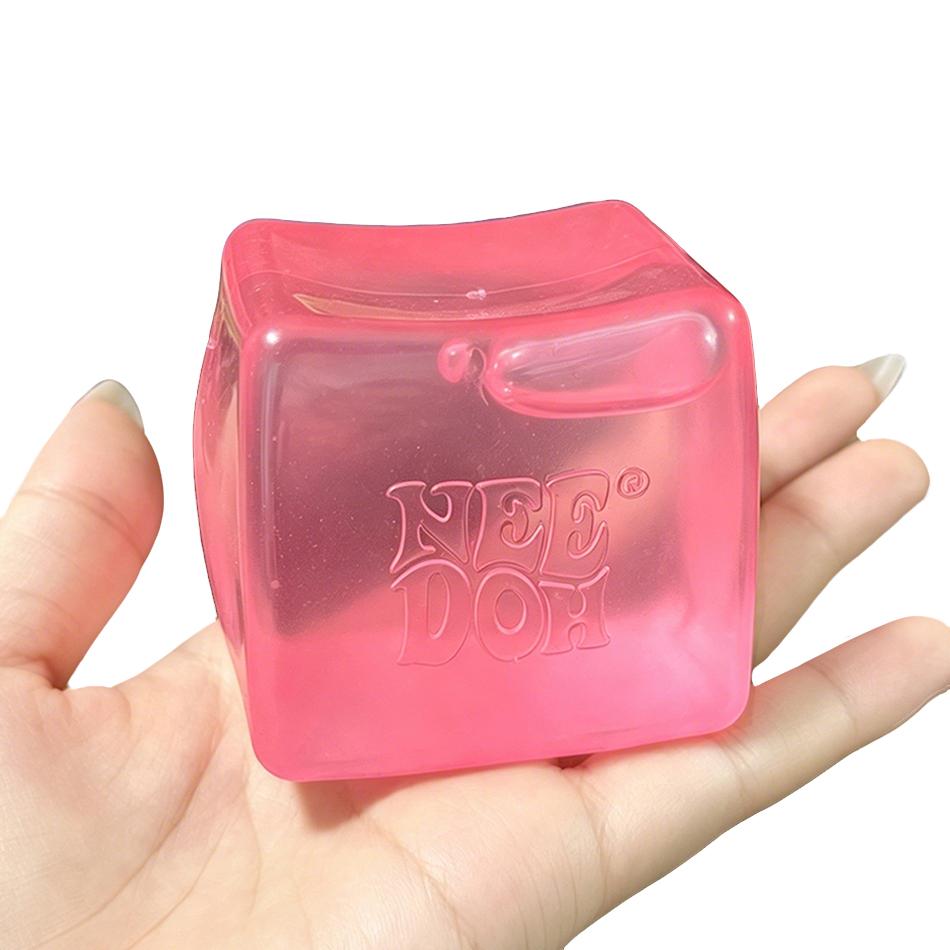Needoh Nice Cube Sensory Stress Reliever Fidget Tool For Anxiety & Focus Desk Sensory Cube For Adults Holiday Gift