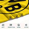 Coperta in Flanella con Stampa Logo Borussia Dortmund, Alta qualità Confortevole per Tutte le Stagioni, Decorazione per la Casa, Calore e Comfort, Perfetta per Regali di Natale