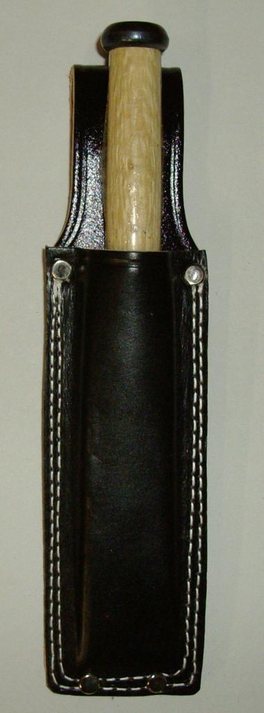 Kozuchi Black Leather Chisel 1 with for Thick Case, inch, Gusset, Double-Stitched, Materials, SC-11