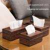 LIEI Wooden Tissue Box