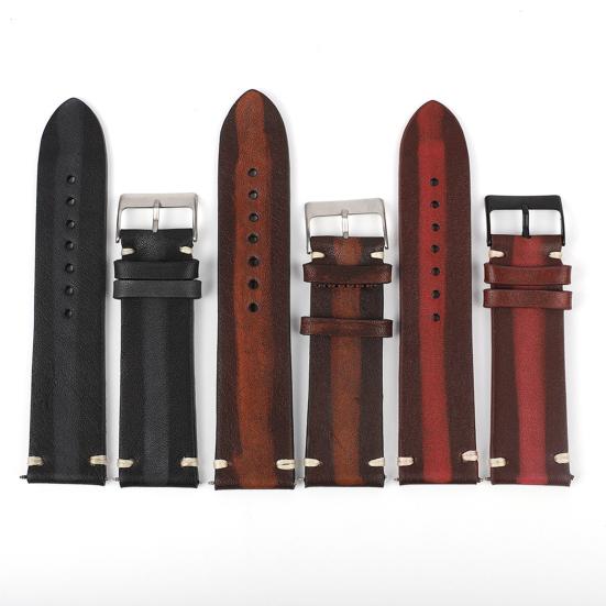 

Ремешок для часов Универсальный регулируемый окрашенный ремешок из искусственной кожи, сменный ремень для бизнеса