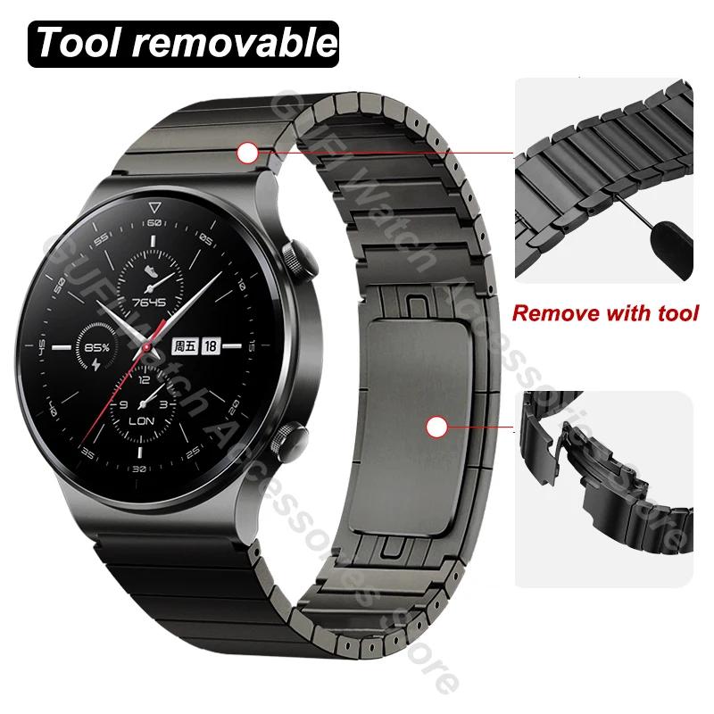 Luksusowy pasek ze stali nierdzewnej 22 mm do zegarka Huawei Watch 4Pro GT5 46 mm, pasek do zegarka Samsung Watch 7 40/44 mm, bransoletka Amazfit Balance