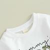 Toddler Autumn/Winter Letter Print Hoodie & Camouflage Pants Set