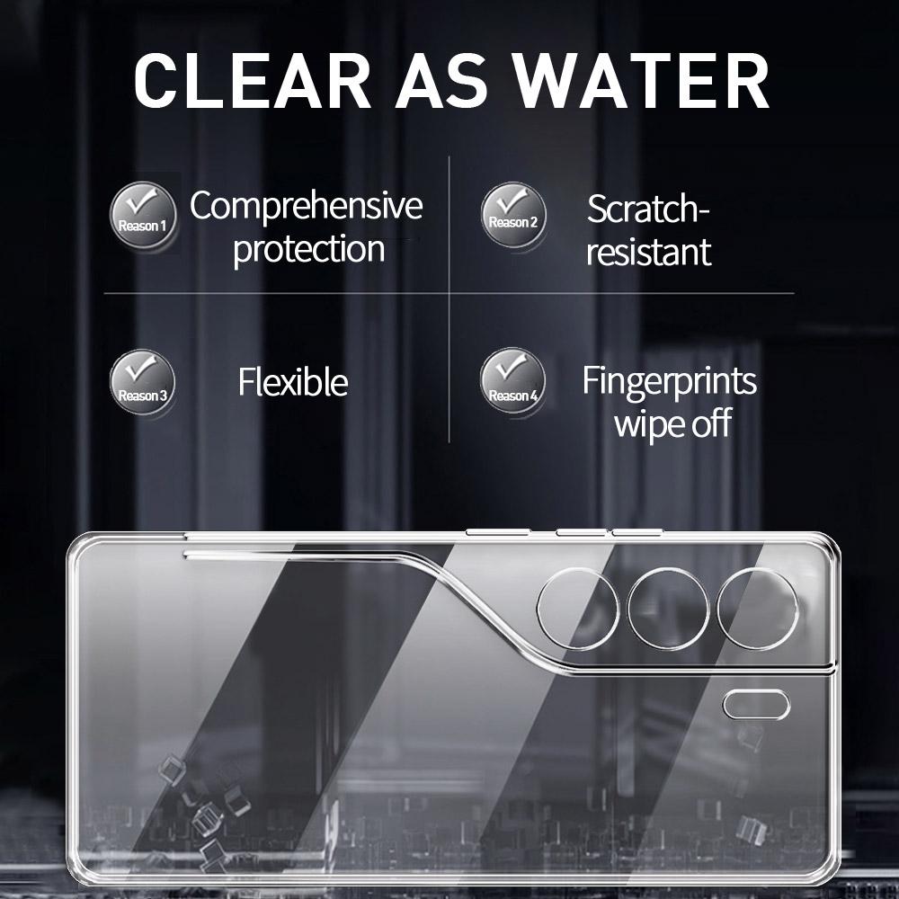 For Tecno Camon 40 /CM5 Case Clear Soft Silicone Phone Case For Tecno Camon 40 Pro 5G 4G /CM6 CM7 Transparent Shockproof Cover