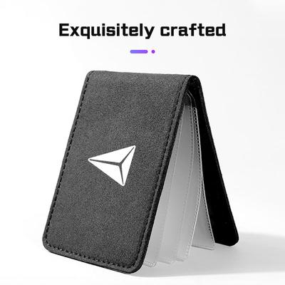 Car Driver's License Wallet For Changan Deepal S7 S07 SL03 S05 G318 Suede Car Driving Documents ID Card Credit Bag Wallet Holder