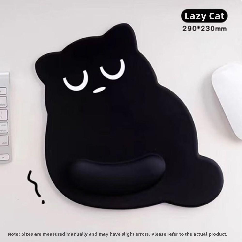 Big-eyed Cat Mouse Pad Non-Slip Comfortable Wrist Rest Typing Pad Soft Dirt-resistant Ergonomic Mouse Pad For Computer Office