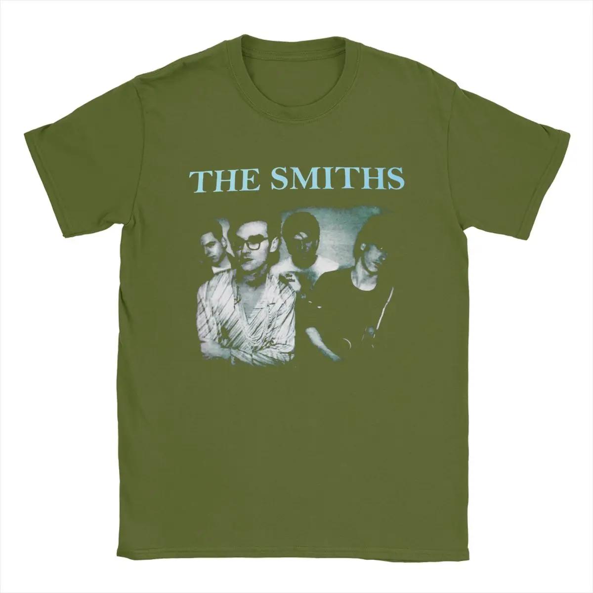 

Чоловічі футболки The Smiths Гумор Бавовняні футболки з круглим вирізом Футболка з короткими рукавами Одяг великих розмірів 4XL