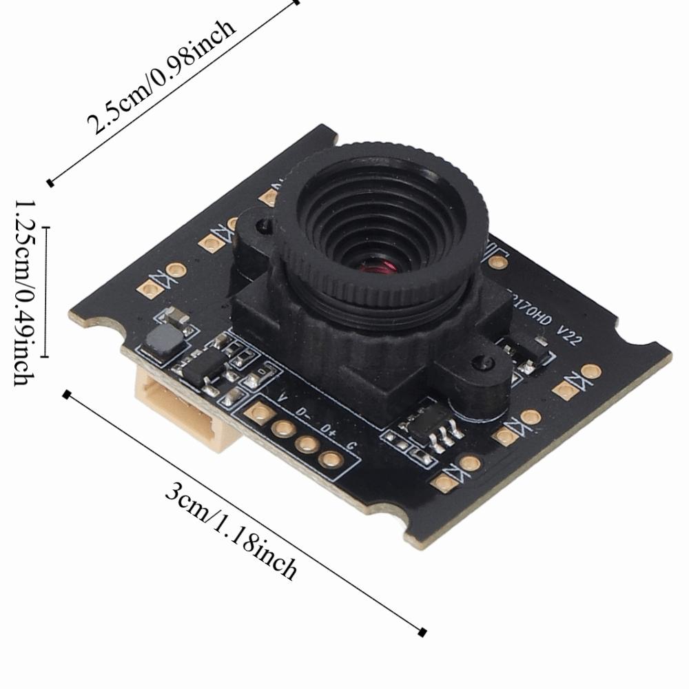 HBVCAM-F2170HD V22 USB Camera Module 75 Degree HD Camera Module  Industrial Use