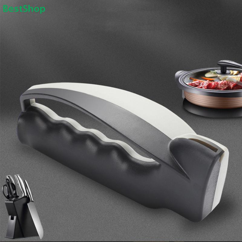 Ergonomischer Messerschärfer | 2-in-1 Hand-KlingenSchärfwerkzeug für Küchenmesser (Rutschfester Griff)