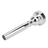 Trumpet Mouthpiece Silver Labor Saving Beginner Musical Instrument Accessories 7C(Silver )