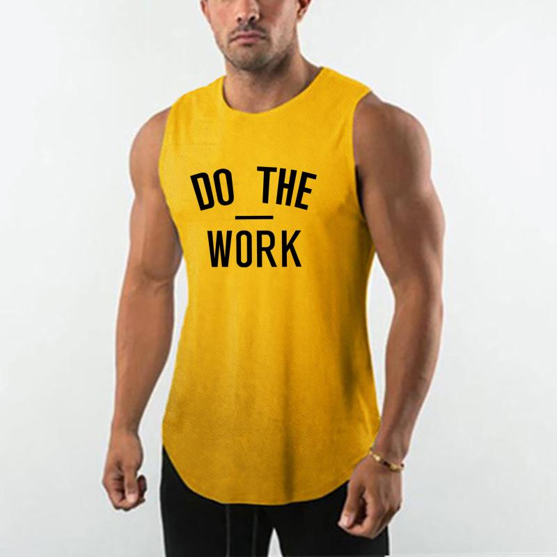 Muscleguys Nowa Fala Młodzieżowy Popularny Sportowy Casualowy Podkoszulek Letni Wygodny Męski Tank Top Fitness Kulturystyka Kamizelka Nadruk Bezrękawnik