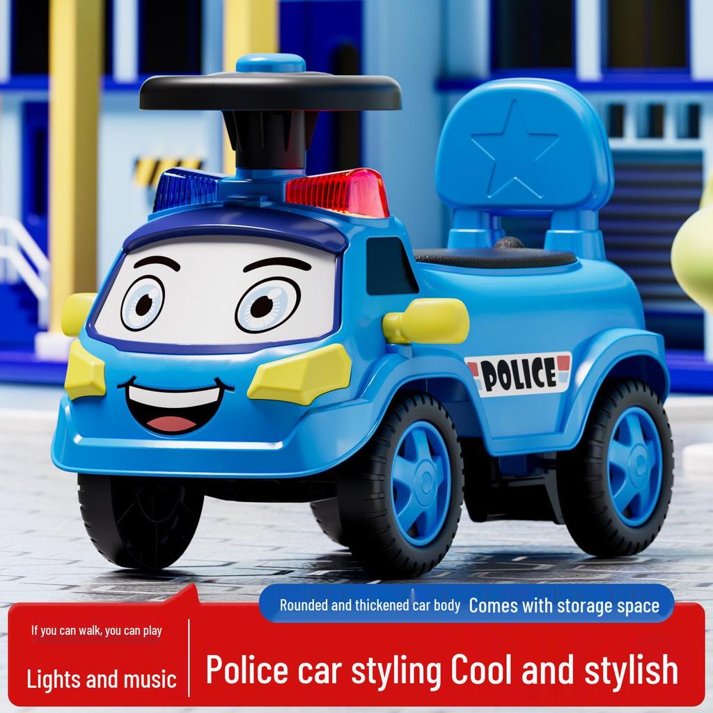109 Police Car 11 Alliance Remote Control Kids' Ride-On Four-Wheel Toy Car