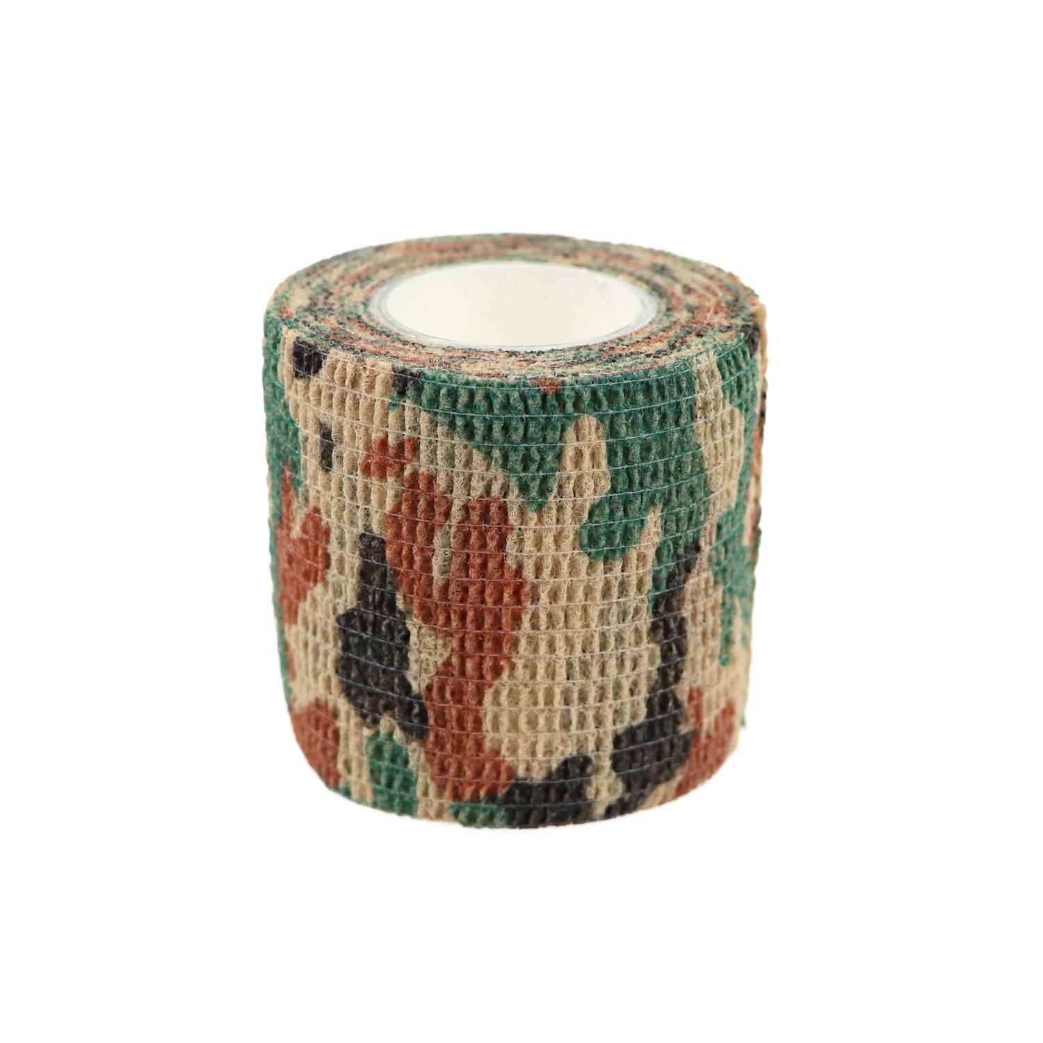 

Camouflage Elastic Breathable Bandage for Sports and Tattoo Self-Adhesive Protection 2.5 cm x 4.5 m