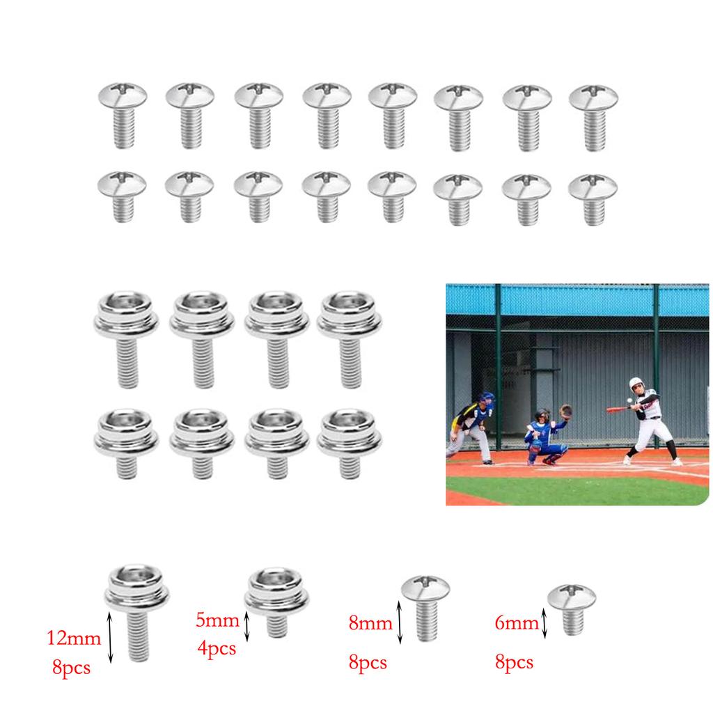 Sports Equipment Maintenance 5 6 10 12mm Helmet Repair Screws Stainless Steel Sport Screws Repair Tool Stainless Fasteners