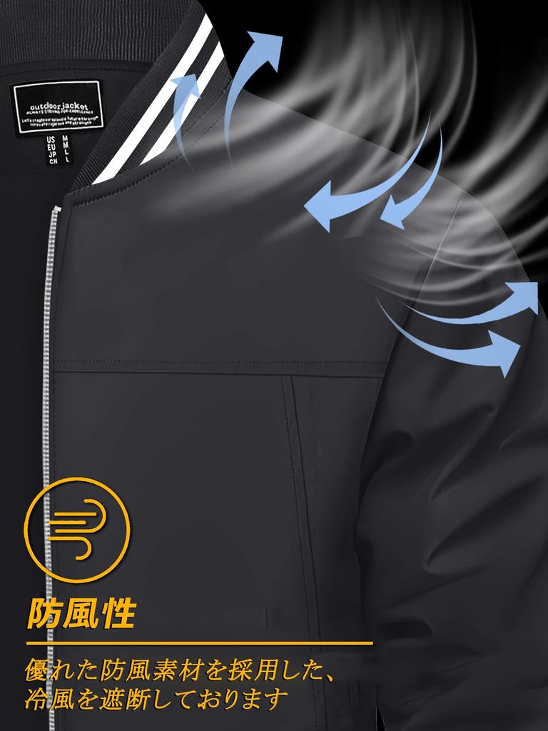 TACVASEN Casual Plus Stadium Solid Long Size 2XL Men's Jacket, Size, Windproof, Lightweight, Mountaineering, Business, Jacket, Simple, Color, Sleeve,