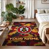 Crystal Velvet Rug Custom Name Text, Soft Non Slip Floor Mat Home DecorBrentford Football