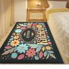 Beautiful Flowers Kitchen Mat Soft Thickened Kitchen Floor Mat Waterproof Non-slip Oil-proof Floor Mat Runner Rug