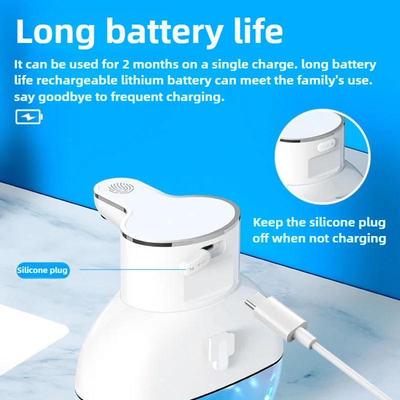 Automatic Soap Dispenser Touchless Sensor Foam Type-C Charging High Capacity Smart Liquid Adjustable FoamingSoap Dispenser