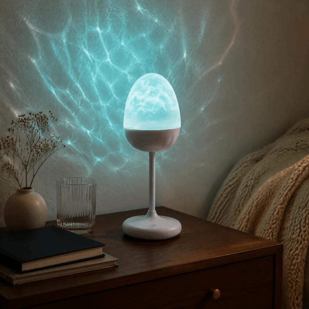 Ambient Lighting Night Light Water Wave Projection Projection Lamp Bluetooth Speaker Bedroom Use