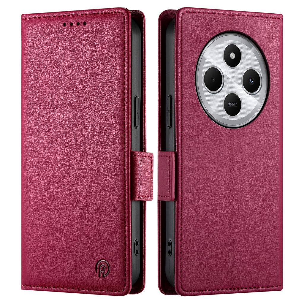 DF-010 Stand Case For Xiaomi Poco C75 4G/Redmi 14R 5G/14C 4G PU Leather Wallet Phone Cover