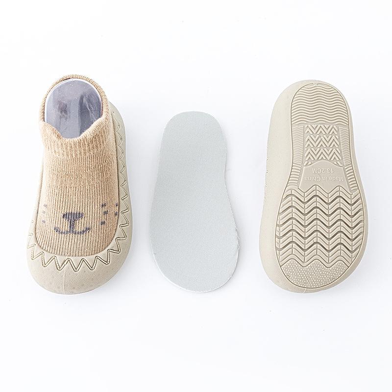 Babysocken Schuhe Atmungsaktiv Erste Schritte Eashi Rutschfest Warm Zehen schützen Outdoor Sneaker Zapatos Kleinkind Junge Schuhe Babyschuhe