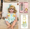 Simulation Rebirth Doll Soothing Baby Cute Companion Toy Soft Rubber Doll