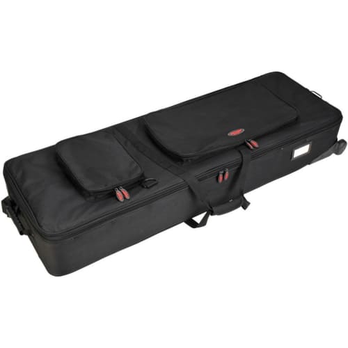 SKB 76-Key Keyboard Case, Semi-Hard Type with Casters (1SKB-SC76KW)