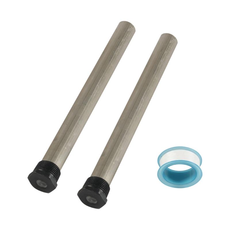 Replacement Water Heater Anode Rod Flush Wand Set 9.25"Lx3/4"NPT Thread Magnesium Rod with Wrench Remover Tools