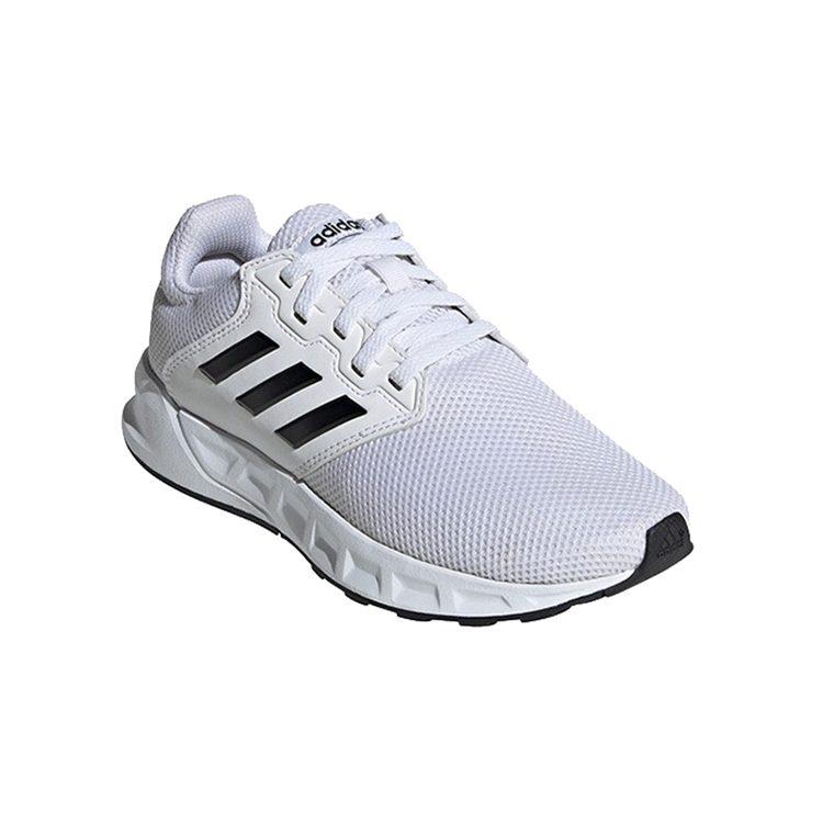 adidas Showtheway Slip Resistant Abrasion Resistant Low Top Kids' Running Shoes White Black Kids' FX3857