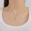 Cazador Water Drop Tear Drop Women's Necklace Stainless Steel Trendy Jewelry Minimalist Choker Chain 2026 Wedding Party Gift