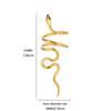 Punk Snake Rings For Women Gold Color Stainless Steel Snake Ring Aesthetic Party Animal Christmas Waterproof Jewelry Gift
