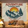 Sunshine State of Mind Wall Tapestry Wilderness Camping Wall Art Sun Surf  Friends Bedroom Decoration Room Decorating Item