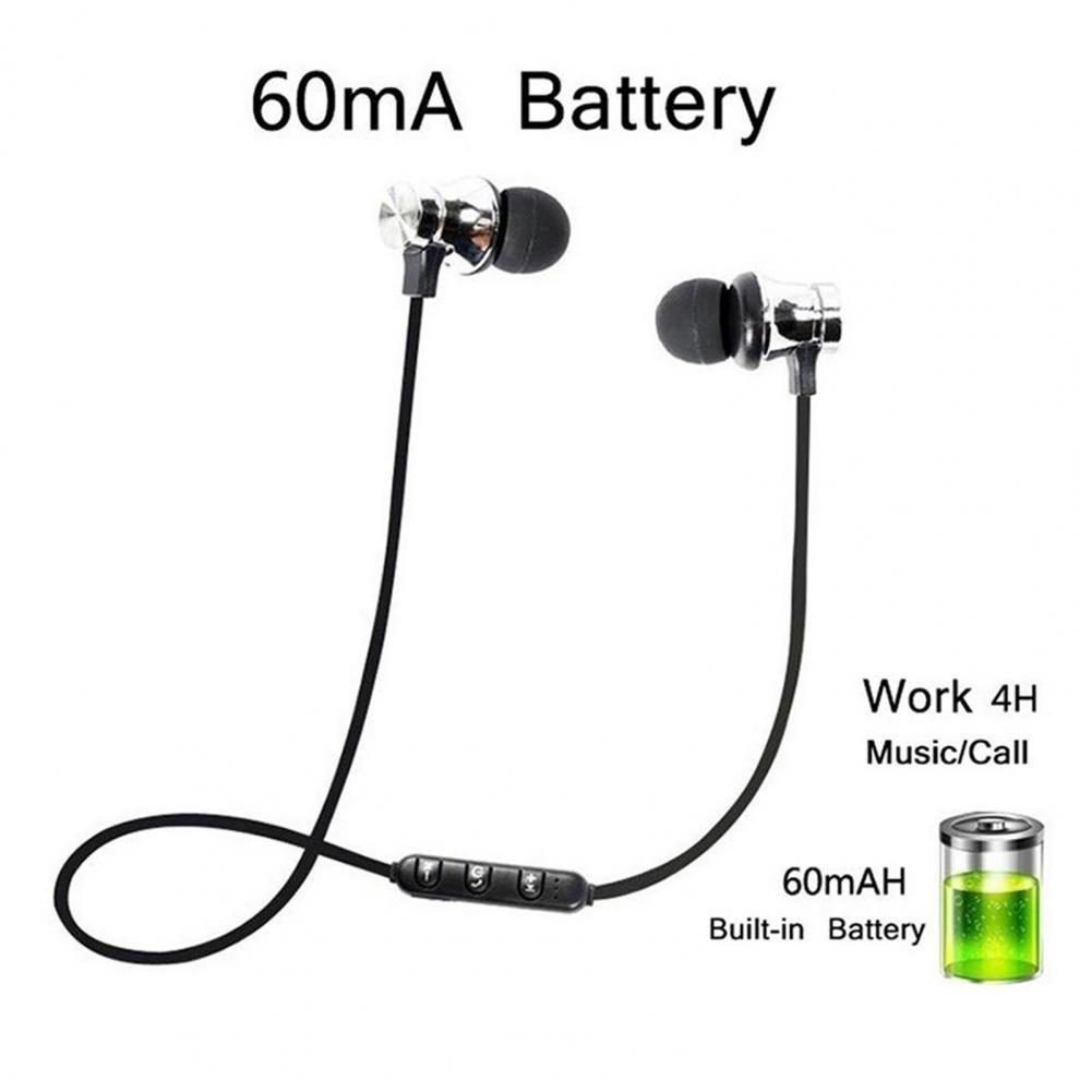 Magnetic Earphone Bluetooth-compatible 4.2 Wireless Headset In-Ear Noise Reduction Hanging Neck Headset Sports Headphones