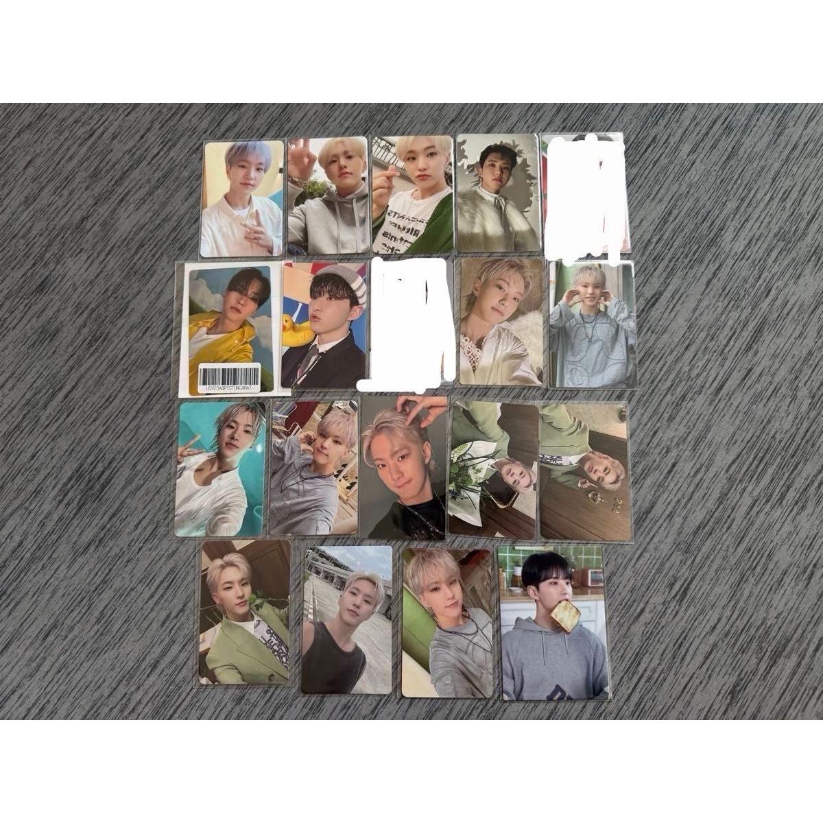 Used SEVENTEEN trading card star set