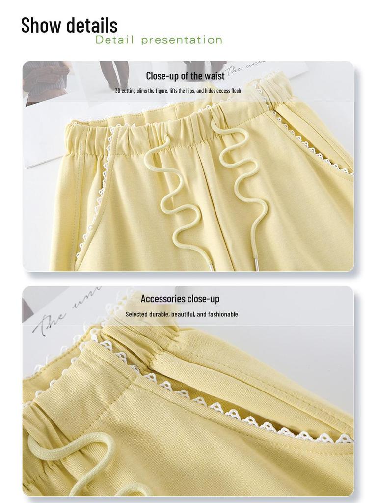 Light Harem Scimitar Pants: Summer 2025 Relaxed Fit, Loose Slimming Women's Banana Pants