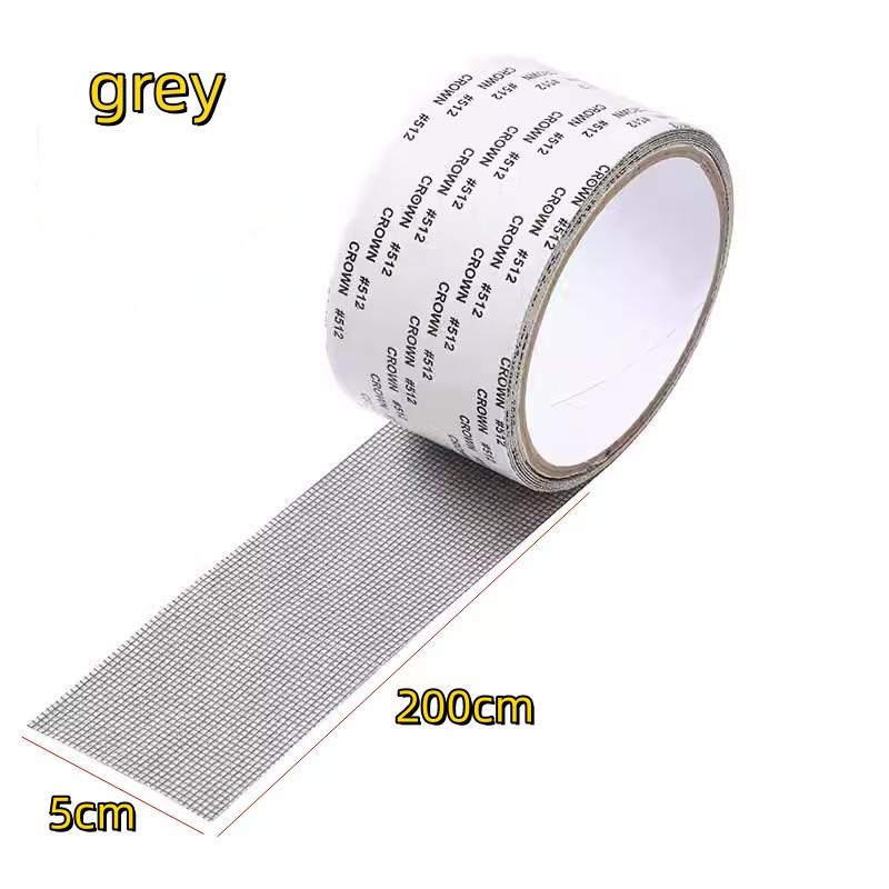 

2M/roll Window Screen Patch Exhaust Grille Window Door Drainage Hole Anti-mosquito Paste Mesh Screen Invisible Repair Subsidy