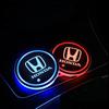 Luminous Car Coaster Water Cup Holder Pad Anti-slip Mat for Honda Fit Civic Accord 7 8 9 10 Pilot City Jazz CRV HRV