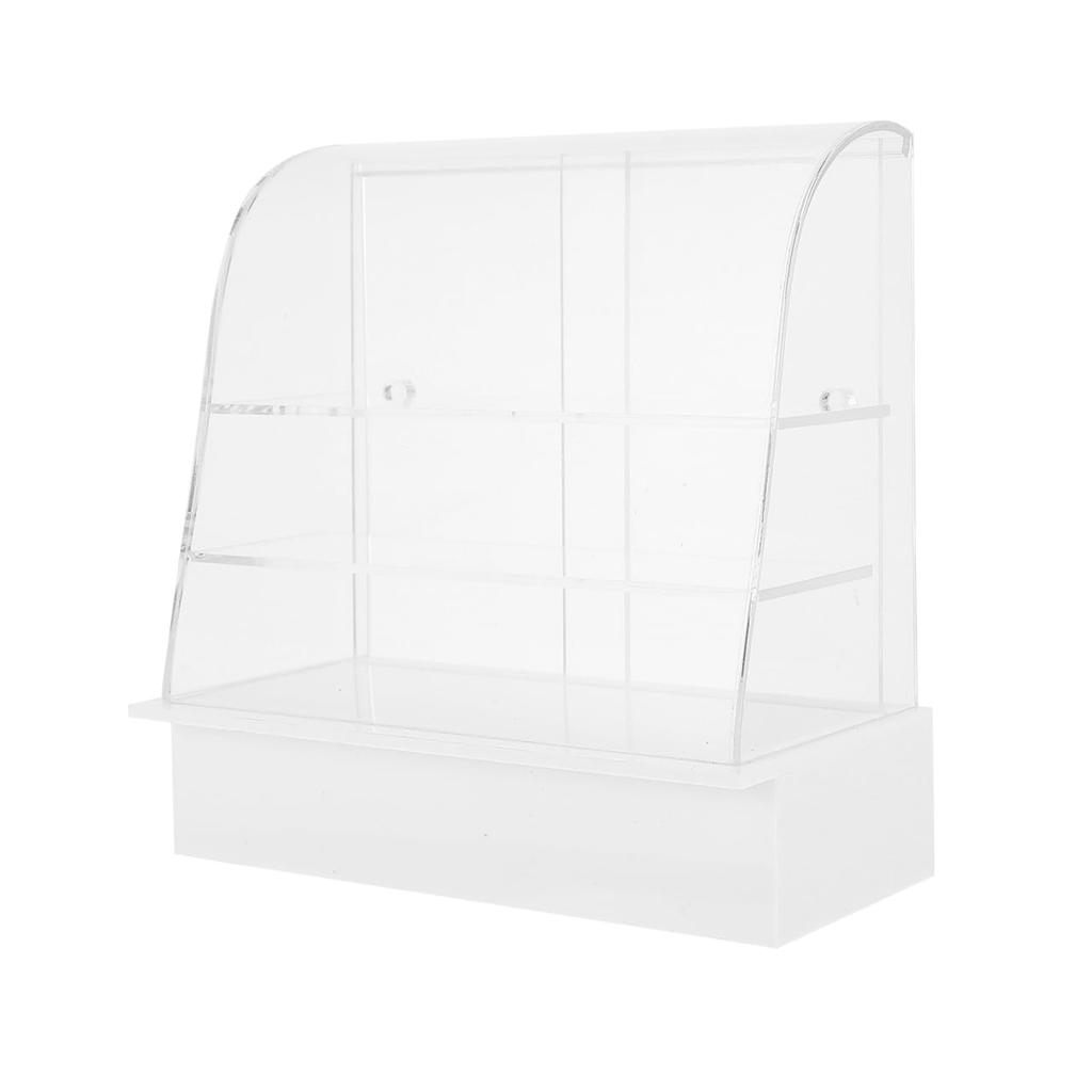 OATIPHO Meishi Mini Skříňka Mini Domeček Scénický Model Mini Domeček Miniatura Stojan Kuchyňský Scénický Model Bílá Vitrína Šik