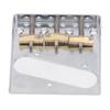 Cut-Down Sides Guitar Bridge Tailpiece 3 Saddles Vintage Guitar Bridge  For Electric Guitar