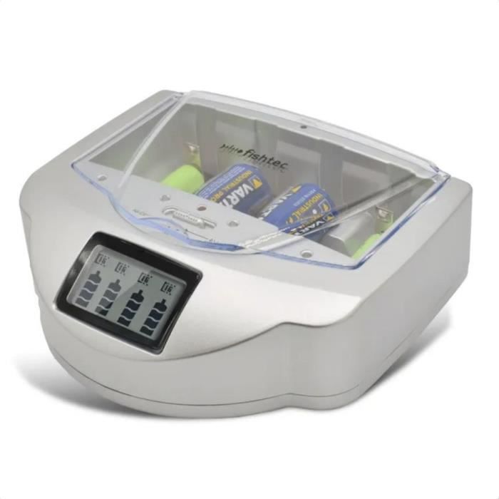 Universal Battery Charger - SHOP-STORY - Battery Charger - LCD Screen - Recharges Up To 10 Times - Secure