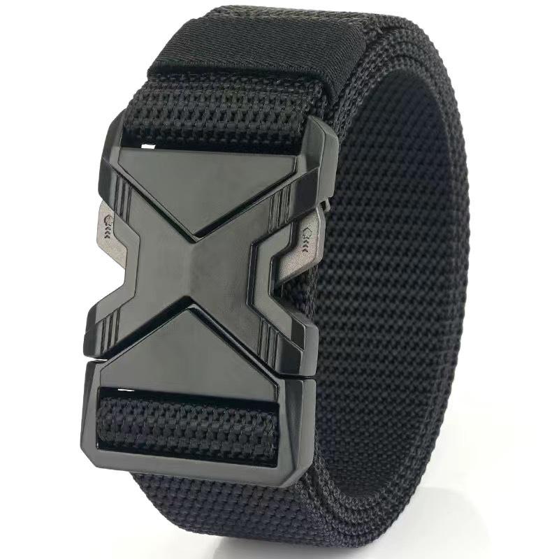 Cobra Buckle Men s Tactical Belt - Multifunctional Military Outdoor and Work Belt 130cm чёрный