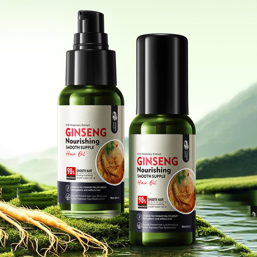 Natural Plant Based Hair Serum for Men and Women Nourishing Oil to Strengthen Dry Damaged Hair for Fuller Healthier Looking Hair