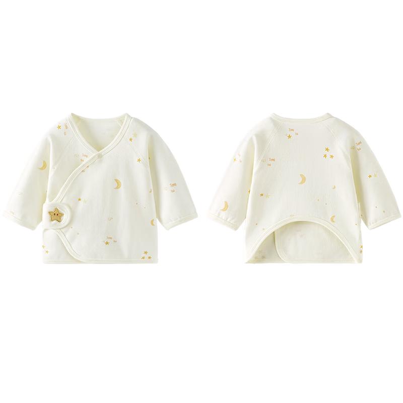 TONGTAI Newborn Pure Cotton Double-Layer Bodysuit