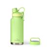 GRANDTIES Premium Vacuum Insulated Stainless Steel Wide Mouth Water Available In 9 Includes Two Lids Large Easy To Add Ice Bottle, 946ml, Colors, &