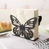 Iron Napkin Storage Vertical Design Napkin Organizer Paper Towel Holder  Restaurant