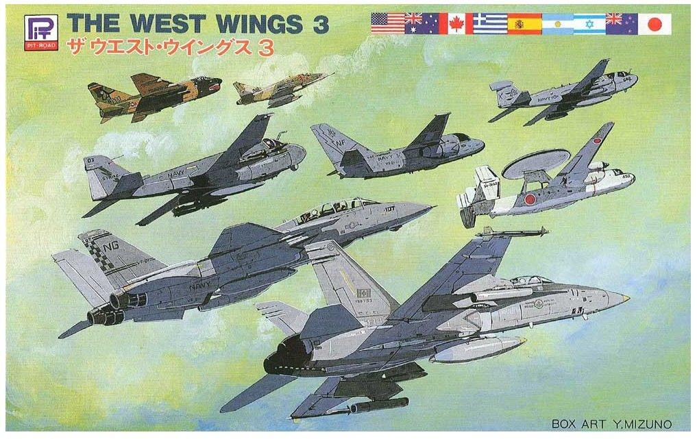 

Pit Road Skywave Series The West Wings 3 Plastic Model S13 1/700