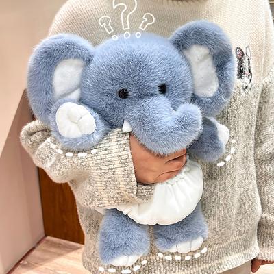 Kindergartenlauf Tierpuppe weich niedlich Dinosaurier Elefant Otterpuppe Schlafpuppe Plüschtier weibliches Geschenk
